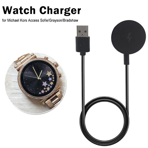 michael kors grayson watch charger|Michael Kors access bradshaw charger.